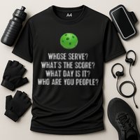 Funny Pickleball Whose Serve League Pickleball Team Performance Shirt