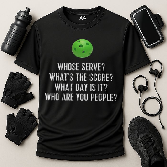 Funny Pickleball Whose Serve League Pickleball Team Performance Shirt