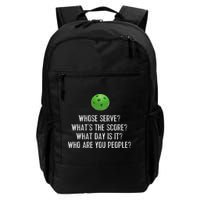 Funny Pickleball Whose Serve League Pickleball Team Backpack