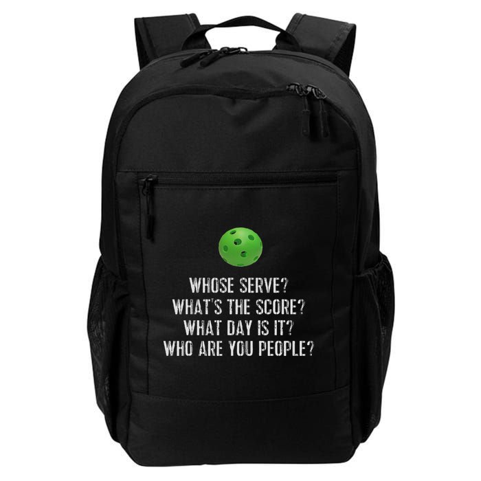 Funny Pickleball Whose Serve League Pickleball Team Backpack