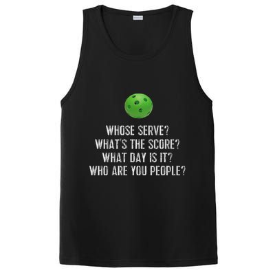 Funny Pickleball Whose Serve League Pickleball Team PosiCharge Competitor Tank
