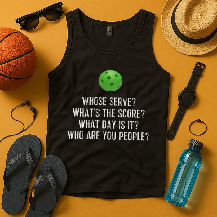Funny Pickleball Whose Serve League Pickleball Team Tank Top