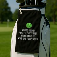 Funny Pickleball Whose Serve League Pickleball Team Golf Towel