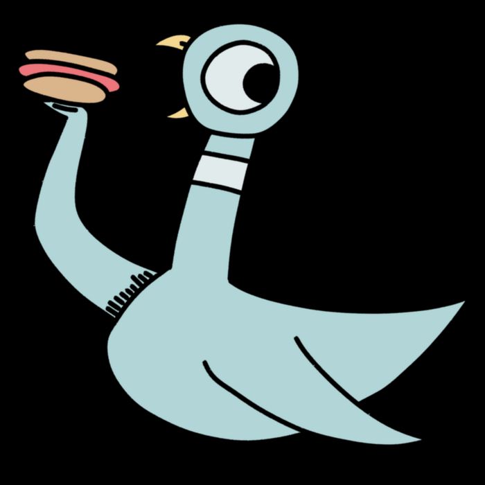 Funny Pigeon With A Hotdog Fan Art Impact Tech Backpack