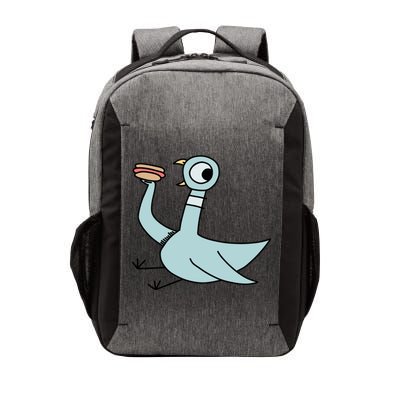 Funny Pigeon With A Hotdog Fan Art Vector Backpack
