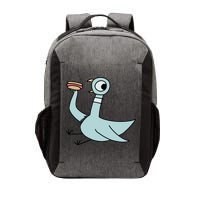 Funny Pigeon With A Hotdog Fan Art Vector Backpack