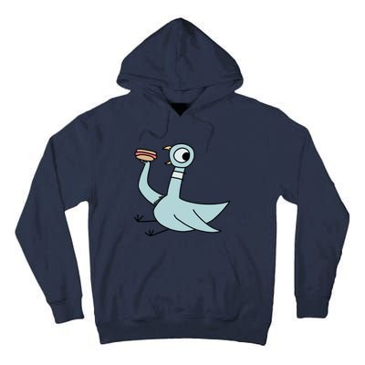 Funny Pigeon With A Hotdog Fan Art Tall Hoodie