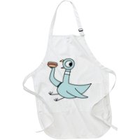 Funny Pigeon With A Hotdog Fan Art Apron