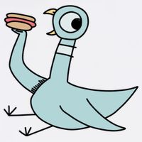 Funny Pigeon With A Hotdog Fan Art Mug