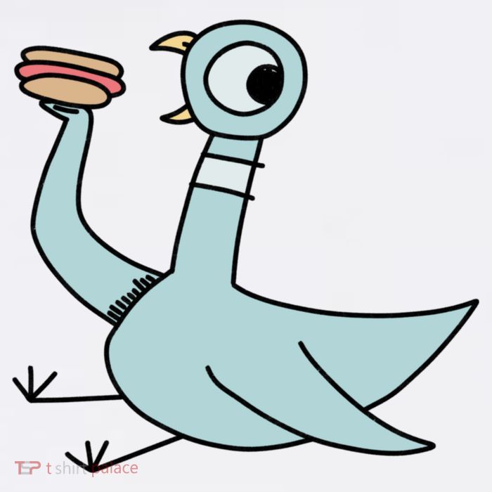 Funny Pigeon With A Hotdog Fan Art Short Acrylic Beanie