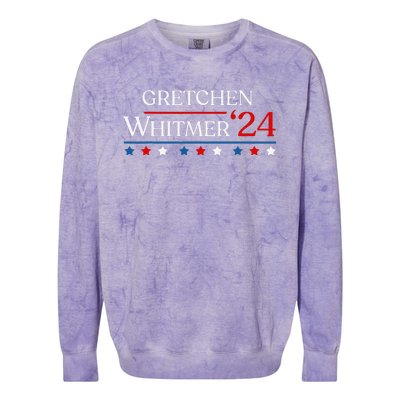 First President Whitmer 2024 Gretchen Whitmer 47 Vote Colorblast Crewneck Sweatshirt