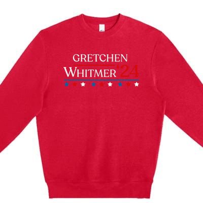 First President Whitmer 2024 Gretchen Whitmer 47 Vote Premium Crewneck Sweatshirt