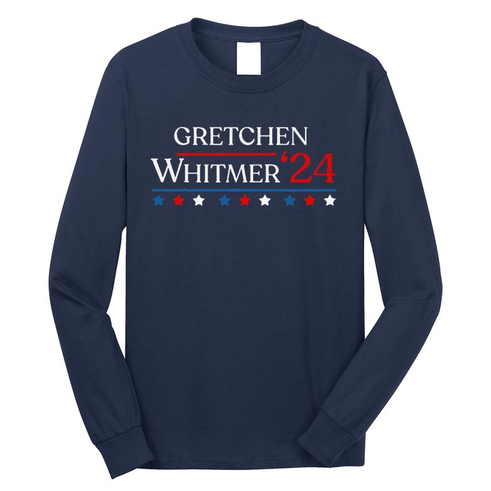 First President Whitmer 2024 Gretchen Whitmer 47 Vote Long Sleeve Shirt