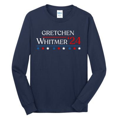 First President Whitmer 2024 Gretchen Whitmer 47 Vote Tall Long Sleeve T-Shirt