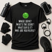 funny pickleball whose serve league pickleball team Performance Shirt