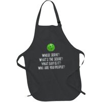 funny pickleball whose serve league pickleball team Apron