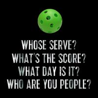 funny pickleball whose serve league pickleball team Impact Tech Backpack