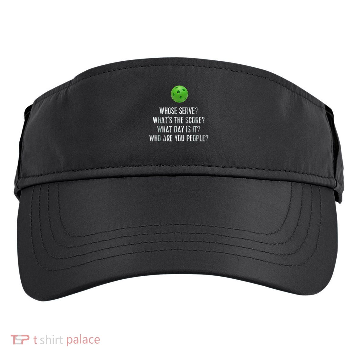 funny pickleball whose serve league pickleball team Adult Drive Performance Visor
