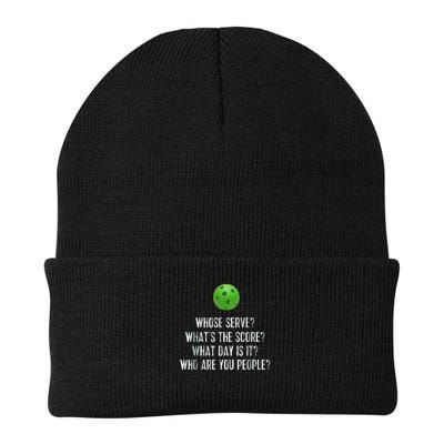 funny pickleball whose serve league pickleball team Beanie