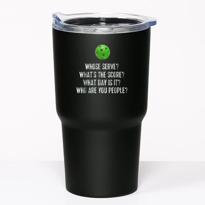 funny pickleball whose serve league pickleball team Tumbler