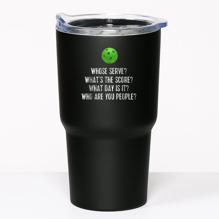 funny pickleball whose serve league pickleball team Tumbler