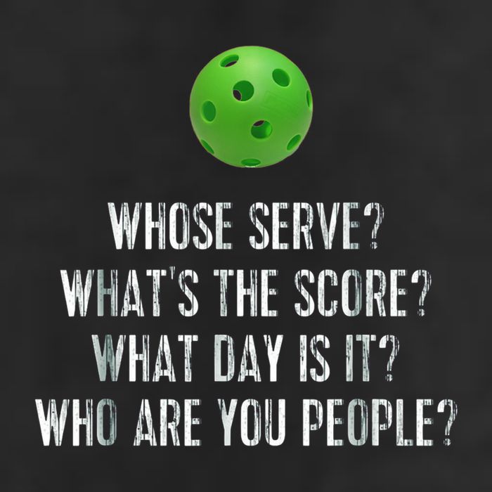 funny pickleball whose serve league pickleball team Golf Towel