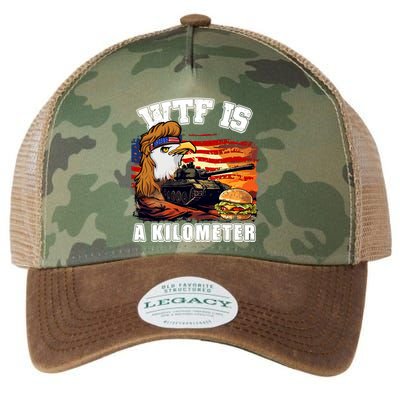 Funny Patriotic Wtf Is A Kilometer Legacy Tie Dye Trucker Hat