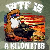 Funny Patriotic Wtf Is A Kilometer Legacy Tie Dye Trucker Hat