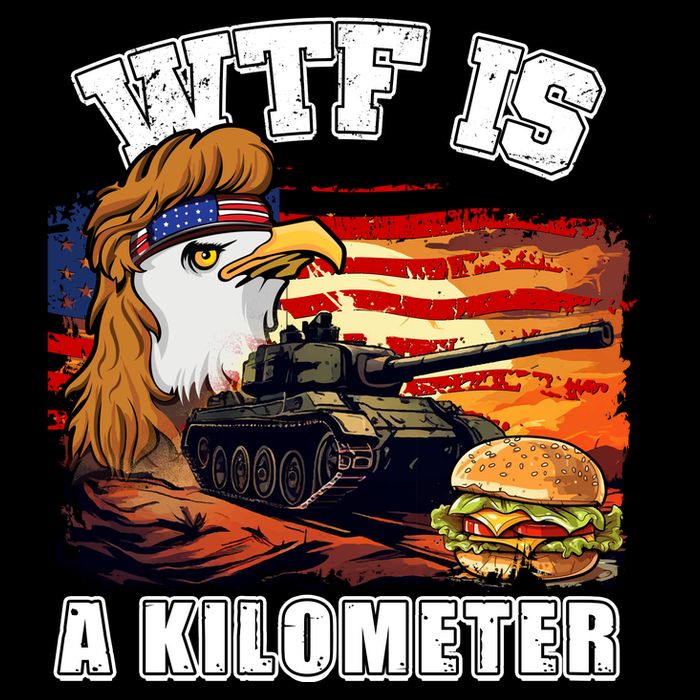 Funny Patriotic Wtf Is A Kilometer 16 in Basic Backpack