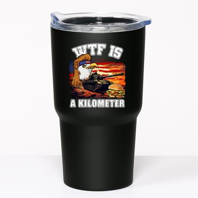 Funny Patriotic Wtf Is A Kilometer Tumbler