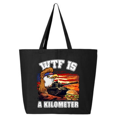 Funny Patriotic Wtf Is A Kilometer 25L Jumbo Tote