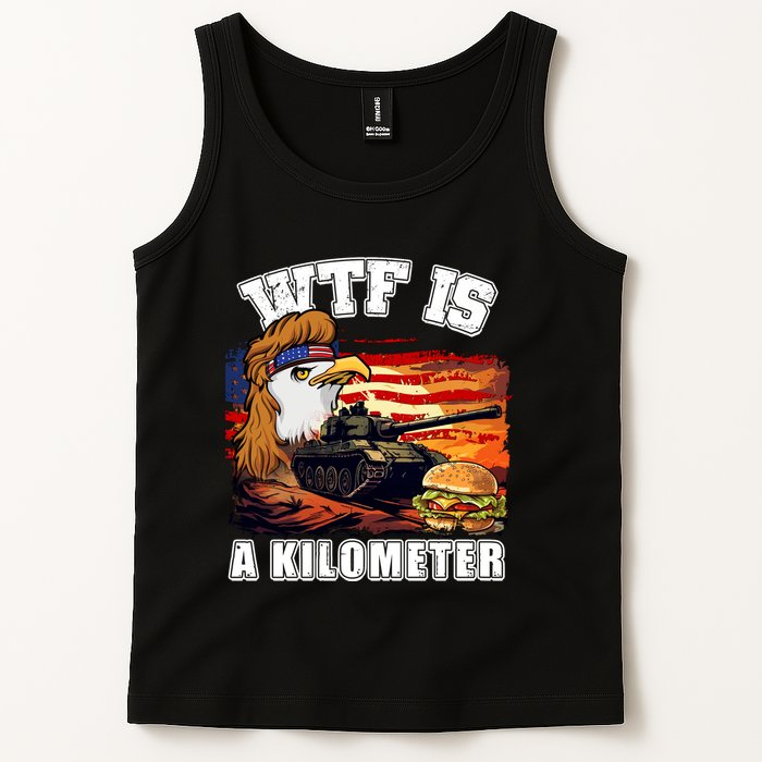 Funny Patriotic Wtf Is A Kilometer Tank Top