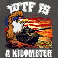 Funny Patriotic Wtf Is A Kilometer Vector Backpack