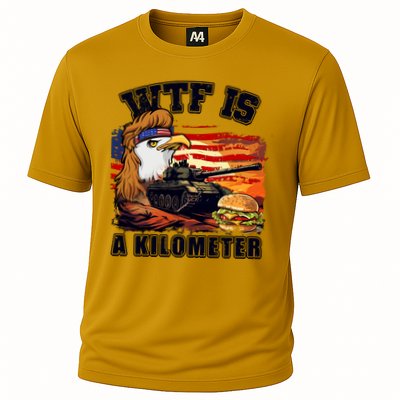 Funny Patriotic Wtf Is A Kilometer Performance Shirt