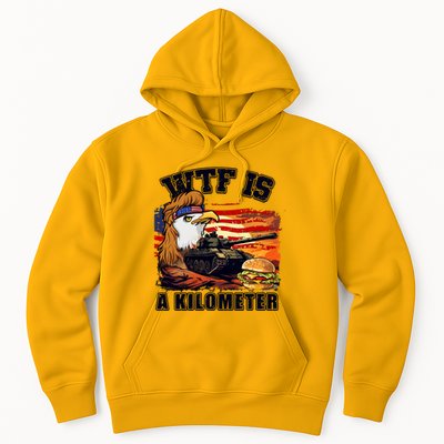 Funny Patriotic Wtf Is A Kilometer Hoodie