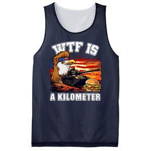 Funny Patriotic Wtf Is A Kilometer Mesh Reversible Basketball Jersey Tank