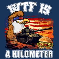 Funny Patriotic Wtf Is A Kilometer Infant Baby Jersey Bodysuit
