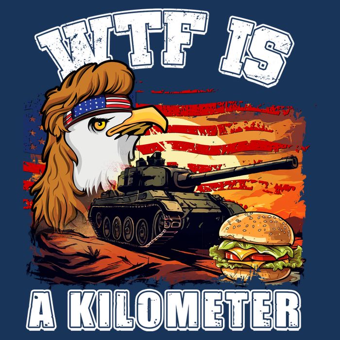 Funny Patriotic Wtf Is A Kilometer Infant Baby Jersey Bodysuit