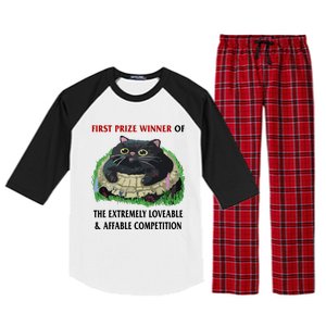 First Prize Winner Of The Extremely Loveable & Affable Competition Raglan Sleeve Pajama Set