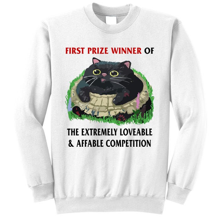 First Prize Winner Of The Extremely Loveable & Affable Competition Sweatshirt