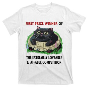 First Prize Winner Of The Extremely Loveable & Affable Competition T-Shirt