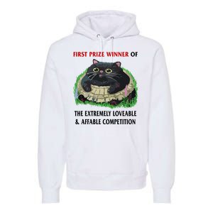 First Prize Winner Of The Extremely Loveable & Affable Competition Premium Hoodie