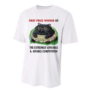 First Prize Winner Of The Extremely Loveable & Affable Competition Performance Sprint T-Shirt