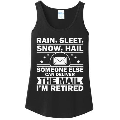 Funny Postal Worker Retirement Design For Mailman Ladies Essential Tank