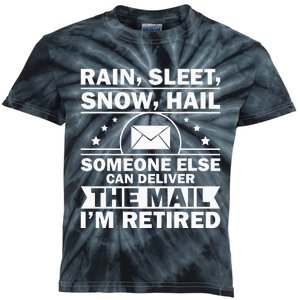 Funny Postal Worker Retirement Design For Mailman Kids Tie-Dye T-Shirt