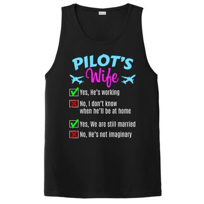 Funny Pilots Wife Gift PosiCharge Competitor Tank