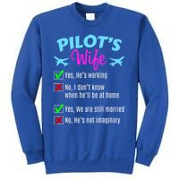 Funny Pilots Wife Gift Sweatshirt