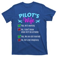 Funny Pilots Wife Gift T-Shirt