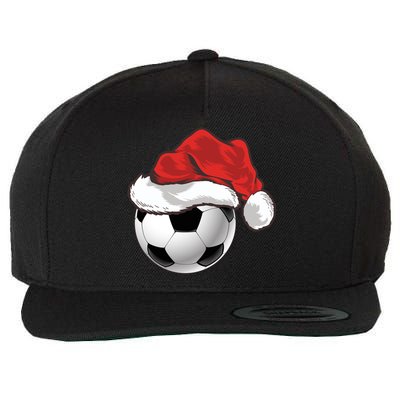Football Player Xmas Gift Santa Hat Soccer Ball Christmas Gift Wool Snapback Cap