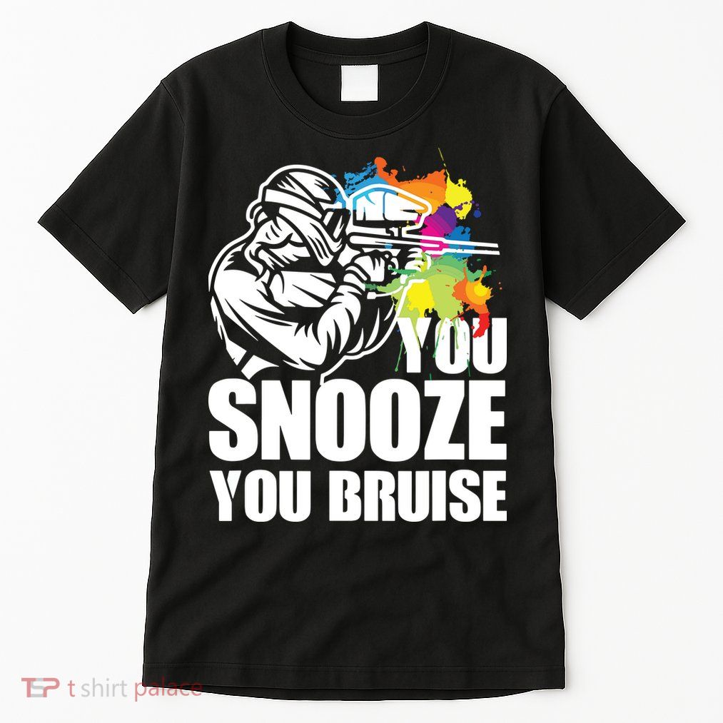 Funny Paintball You Snooze You Bruise Tall T-Shirt